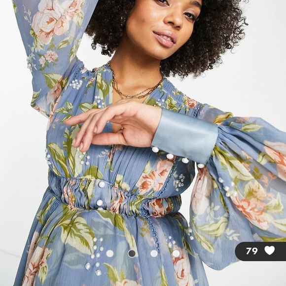 Floral maternity dress NEW - Picture 2 of 3